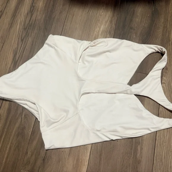 Boys & Arrows the Meg White One-Piece Swimsuit with Shark Design - Picture 2 of 3